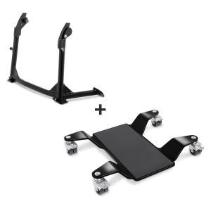 Hauptständer + Rangierhilfe für Ducati Multistrada 1200/S 10-14 Constands Rangierplatte schwarz_0