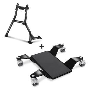 Hauptständer + Rangierhilfe für BMW G 310 GS 17-20 Constands Rangierplatte schwarz_0