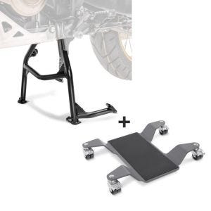 Hauptständer + Rangierhilfe für Honda Africa Twin CRF 1000 L 16-19 Constands Rangierplatte_0
