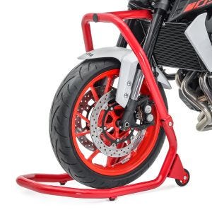 140915-0 Montageständer Yamaha FZR 1000 87-95 Lenkkopfständer V4 ConStands rot_1