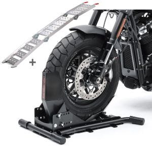 Set SW4 Motorradwippe Easy Vario und Auffahrrampe Alu-III für BMW R 1250 R / RS / RT ConStands_1