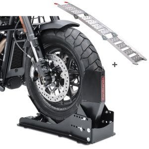 Set SW12 Motorradwippe Easy Vario Fix und Auffahrrampe Alu-III für Honda NC 750 / 700 S / X ConStands_1