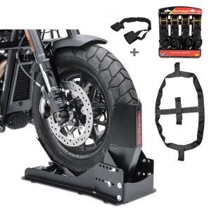 Set Motorradwippe Constands Easy Vario Fix und Fixiergurte Set schwarz_1