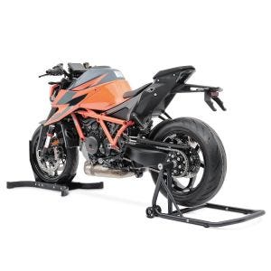 Einarm Montageständer hinten + Wippe für Honda VFR 800/ V-Tec 98-20 bk_1