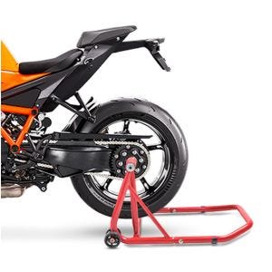 Einarmständer passend für KTM 1390 Super Duke R / EVO 2024 Montageständer ConStands Single-Classic rot