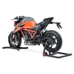 Einarm Montageständer hinten für Ducati Streetfighter V4 / S 2020 + Motorradwippe Constands Single One schwarz_1