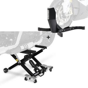 Hebebühne Hydraulisch + Wippe für Harley Electra Glide / Classic Constands Midlift XL schwarz_0