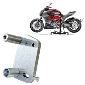 plaque d'adaptation pour ConStands Power Classic / Evo compatible avec Ducati Diavel 11-18