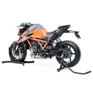 Einarm Montageständer hinten für Triumph Speed Triple 1200 RS 2021 + Motorradwippe Constands Single Racing schwarz_1