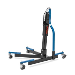 Lève moto centrale ConStands Power Evo bleu sans plaque de base