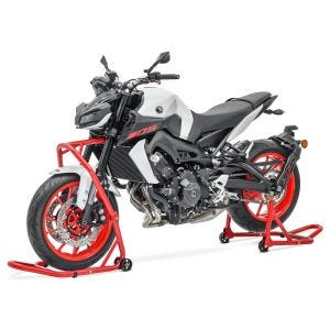 Set Lenkkopfständer und Montageständer hinten für KTM 990 Supermoto SM/ R Constands CL rot_1