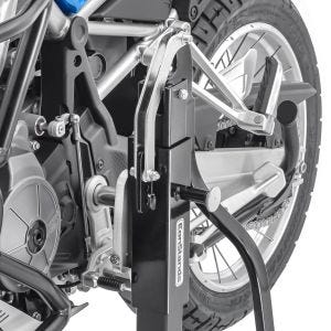 Chariot de Déplacement compatible avec Aprilia Tuareg 660 22-25 noir - Idéal pour Garage, 300 kg