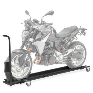 Chariot Roulant moto compatible avec Indian Scout / Sixty / Bobber / Twenty ConStands Smart Mover avec Bloque Roue noir
