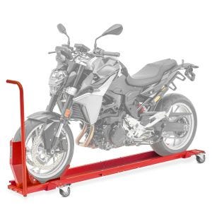 Rail de Range avec Bloque Roue ConStands Smart Mover max. 450 kg rouge