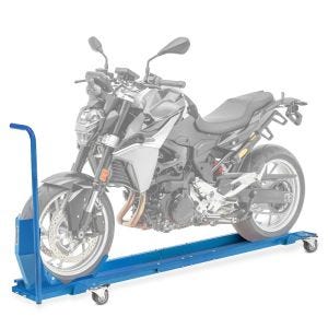 Rail de Range avec Bloque Roue ConStands Smart Mover max. 450 kg bleu