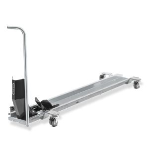 Rail de Range avec Bloque Roue ConStands Smart Mover max. 450 kg galvanisé - noir