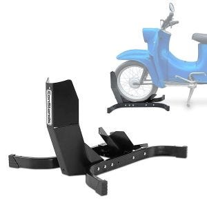 Moto Bloque Roue adapté à Simson Schwalbe KR51 Béquille Avant ConStands Easy-Plus noir