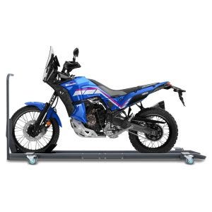 Chariot Roulant moto compatible avec Yamaha Tenere 700 ConStands Smart-Mover gris DPML1