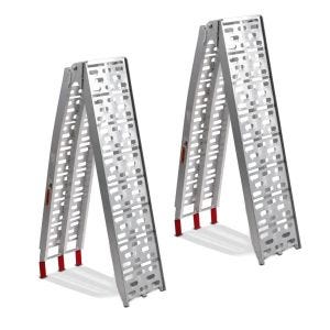 Set 2x Quad Auffahrrampe Alurampe Klappbar passend für Polaris Scrambler 1000 / 850 680 kg Constands Alu I