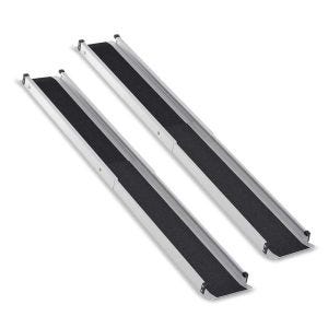 Set 2x Motorrad Auffahrrampe bis 270 kg Constands Teleskoprampe Alu_1
