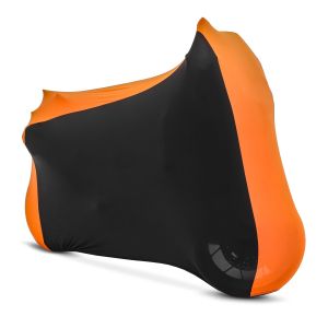Housse moto compatible avec Motocross, Enduro Craftride XL-XXL Indoor noir-orange