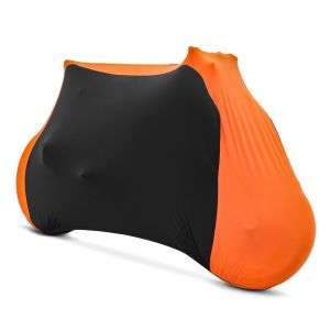 Housse moto compatible avec Motocross, Enduro Craftride Indoor M-L en noir-orange