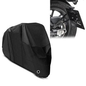 Set Abdeckplane + Kennzeichenhalter seitlich L für Honda Rebel 500 17-21 Craftride SXL_1