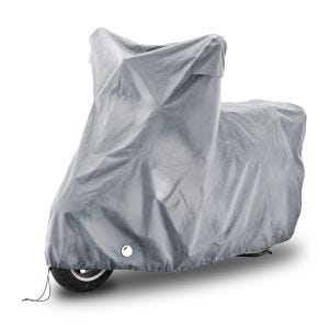 Housse de protection compatible avec Vespa Primavera / S 150 / 125 / 50 Craftride M-L Bache imperméable gris
