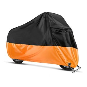 Housse moto compatible avec Motocross, Enduro Bache Craftride XL en noir-orange