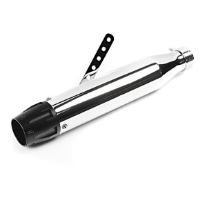 Craftride Pot d'échappement compatible avec Suzuki Intruder VS 1400 Silencieux Forte chrome
