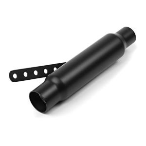 Craftride Pot d'échappement compatible avec BMW R 100 R / RS / RT Cafe Racer Vintage noir