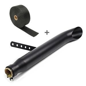 Set SA1 Auspuff Turn Out und Hitzeschutzband für BMW R 100 R/ RS/ RT Craftride_1