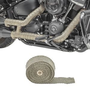 Motorrad Hitzeschutzband Craftride Auspuffband Titan_1