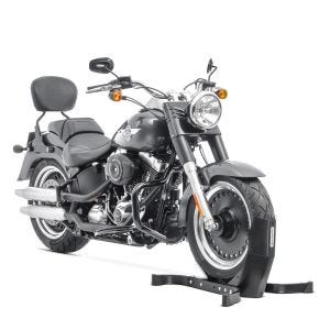 Moto Bloque Roue compatible avec moto custom Béquille Avant ConStands Easy-Plus noir 