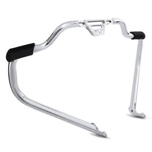Pare cylindre Mustache compatible avec Harley Davidson Softail Sport Glide 18-24 chrome 32mm Craftride DPLB3