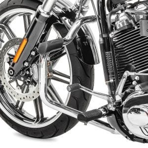Pare cylindre Mustache compatible avec Harley Davidson Softail Sport Glide 18-24 chrome 32mm Craftride DPLB