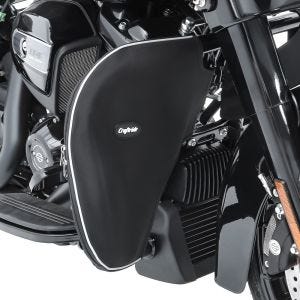 Sturzbügel Spritzschutz für Harley Street Glide 06-20 Beinwärmer Craftride_1