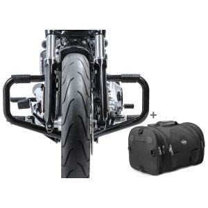 Set Sturzbügel 38mm mit Hecktasche RB1 Craftride für Harley Softail Fat Bob 114 18-20_1
