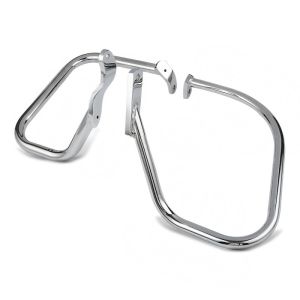 Protections de sacoches compatible avec Harley Davidson Heritage Softail Classic 00-17 chrome Craftride