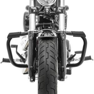 Pare carter compatible avec Harley Davidson Sportster Forty-Eight 48 (XL 1200 X) 10-20 Craftride Mustache noir