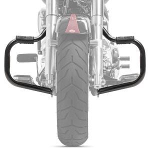 Pare Carter compatible avec Harley Davidson Softail Slim 12-17 Craftride Mustache noir