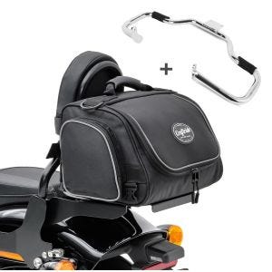 Set STM9 Sturzbügel Mustache mit Hecktasche TM2 für Yamaha XVS 650/ Cl 96-07 Craftride_1