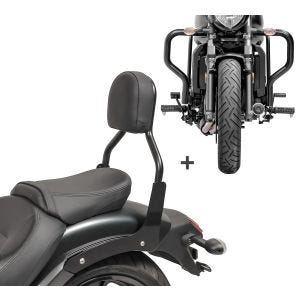 Sissybar Set für Kawasaki Vulcan S / Café 15-20 mit Sturzbügel Craftride  RH11-1_1