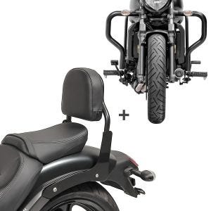 Sissybar Set für Kawasaki Vulcan S / Café 15-20 mit Sturzbügel Craftride  RH11-5_1