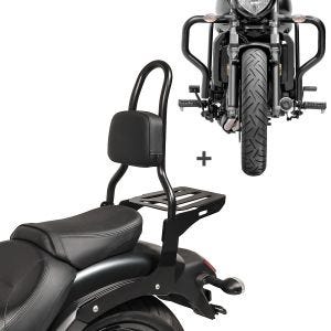 Sissybar Set für Kawasaki Vulcan S / Café 15-20 mit Sturzbügel Craftride RH12-3_1