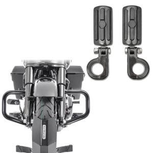 Pare carter avec respose-pieds 38mm set compatible avec chopper / custombikes Ultra Limited 09-24 Craftride FS9 Mustache noir