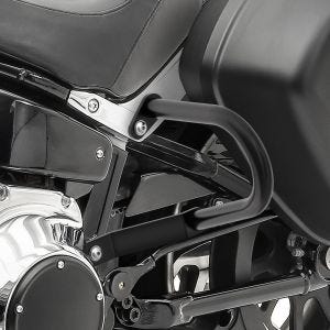 Protections de sacoche arrière compatible avec Harley Davidson Sport Glide 18-24 Craftride TG7 noir DPLU2