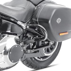Protections de sacoche arrière compatible avec Harley Davidson Sport Glide 18-24 Craftride TG7 noir DPLU6