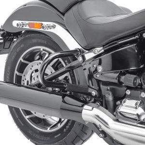 Protections de sacoche arrière compatible avec Harley Davidson Sport Glide 18-24 Craftride TG7 noir DPLB3