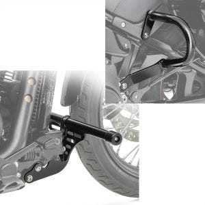 Pare carter + Protection de sacoche arrière compatible avec Harley Davidson Softail Low Rider ST 22-24 Craftride